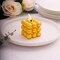Gold 2 Metallic 2" Bubble Cube Flameless LED Candles Centerpieces Party Events